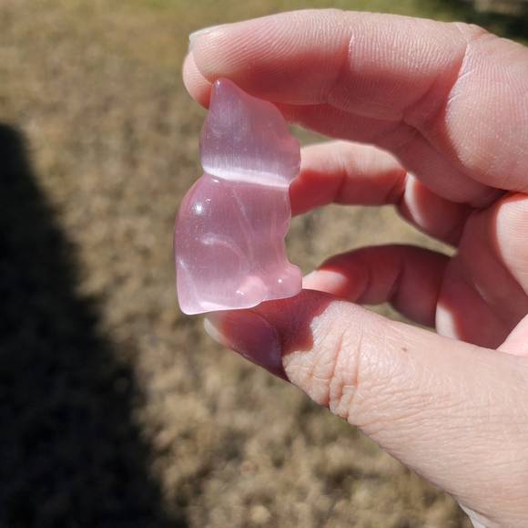 mini cat eye cat carving - Picture 8 of 9